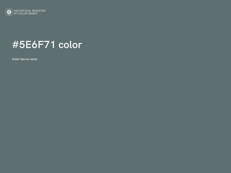 #5E6F71 color image