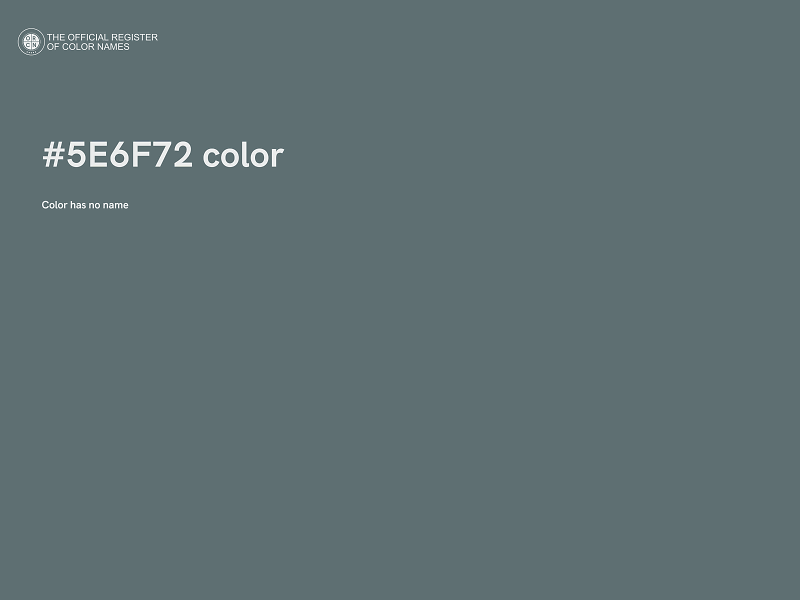 #5E6F72 color image