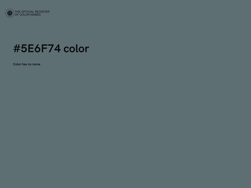 #5E6F74 color image