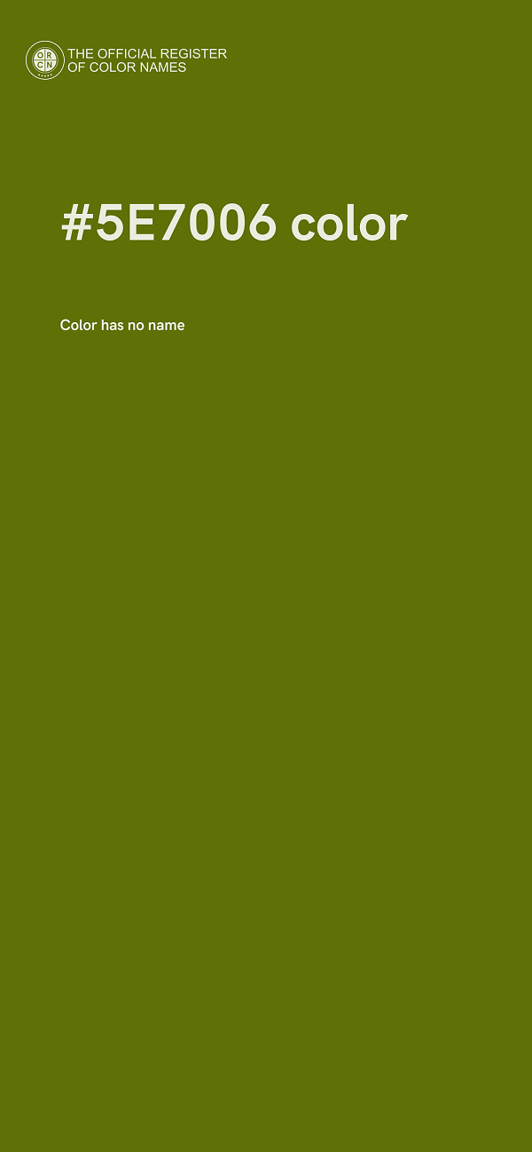 #5E7006 color image