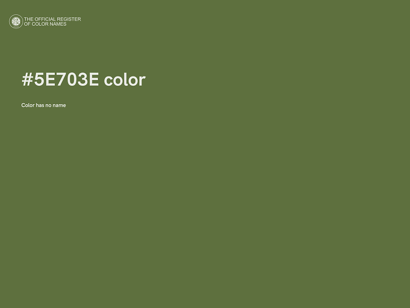 #5E703E color image