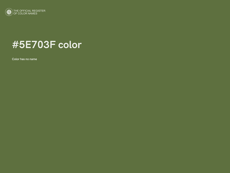 #5E703F color image