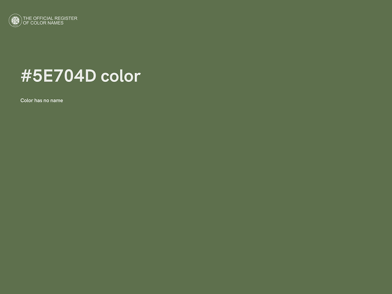 #5E704D color image