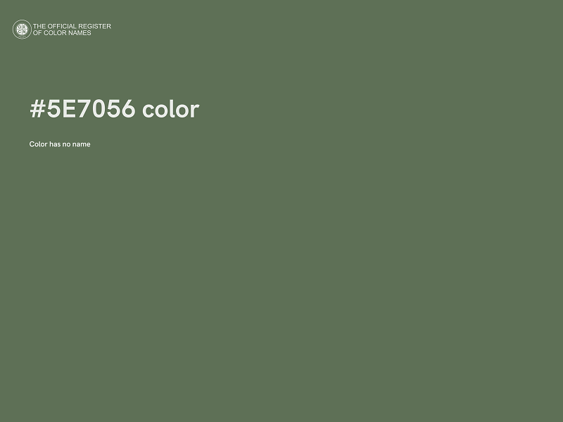 #5E7056 color image