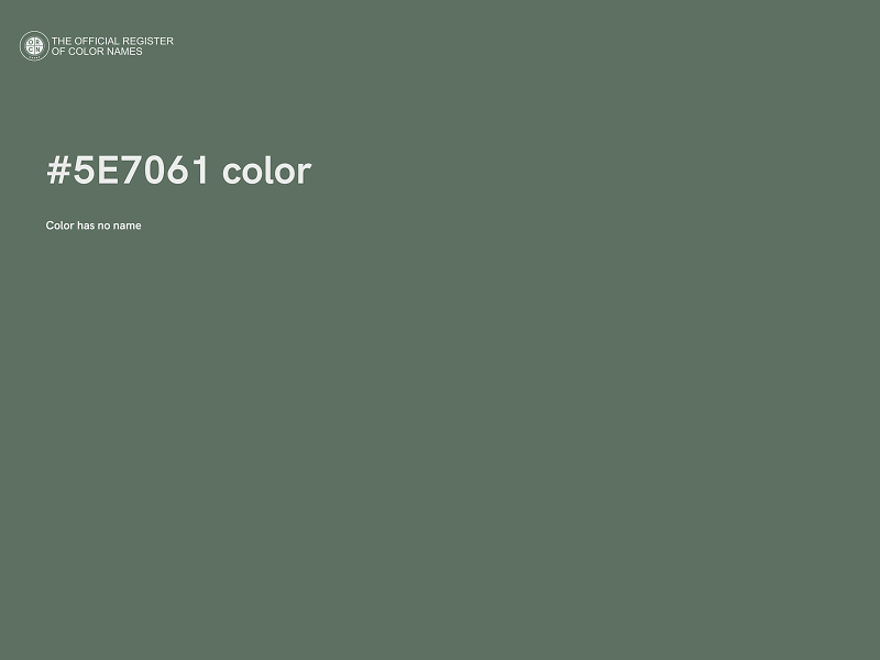 #5E7061 color image