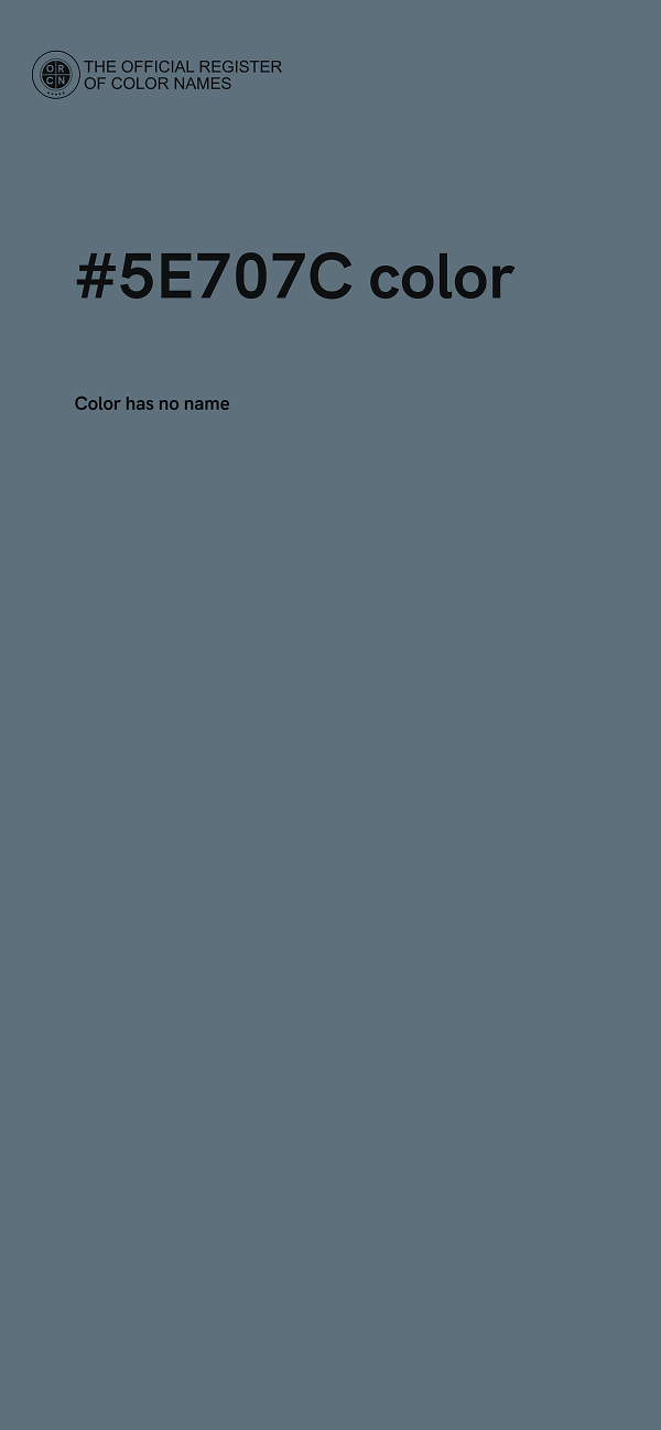#5E707C color image