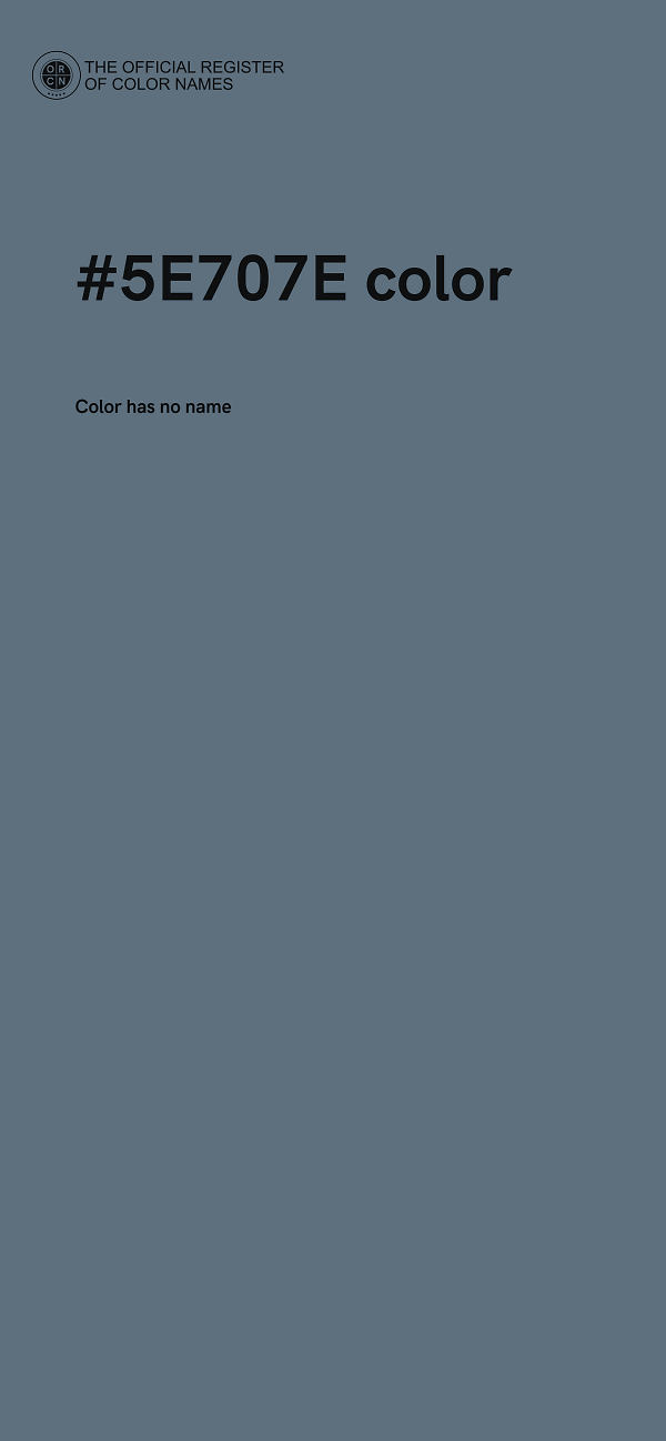 #5E707E color image