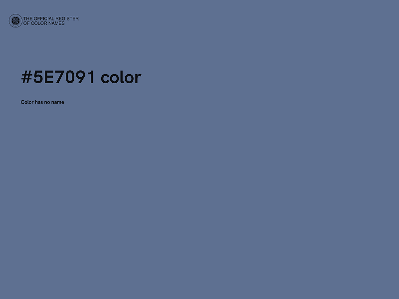 #5E7091 color image