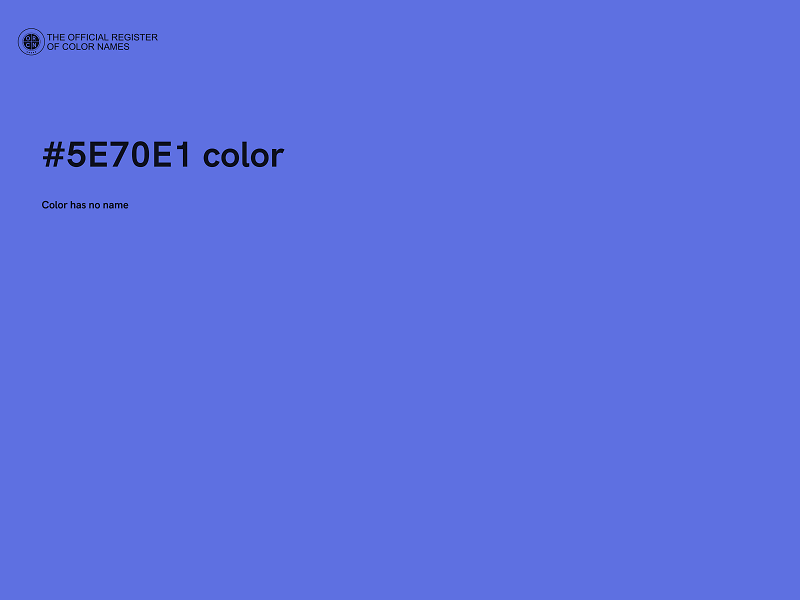 #5E70E1 color image