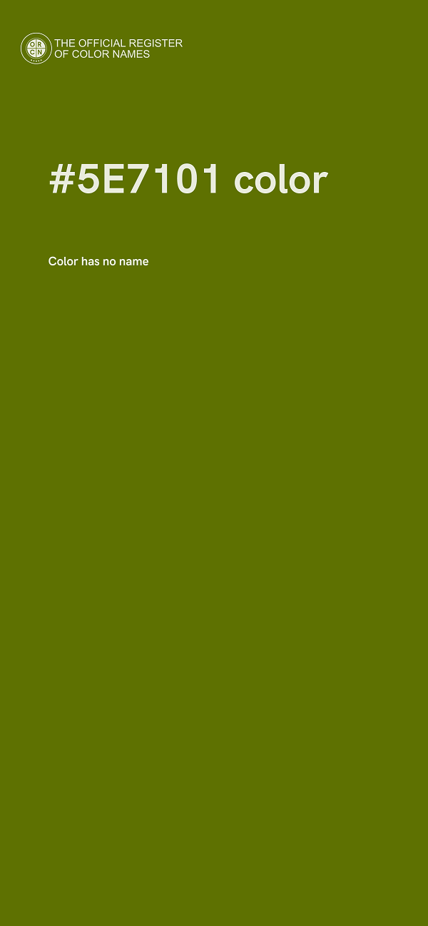 #5E7101 color image