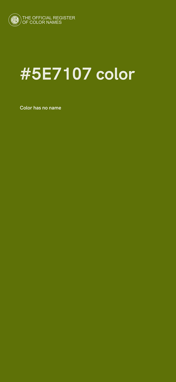 #5E7107 color image