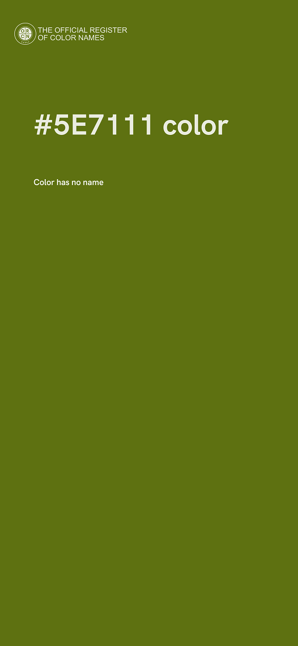 #5E7111 color image