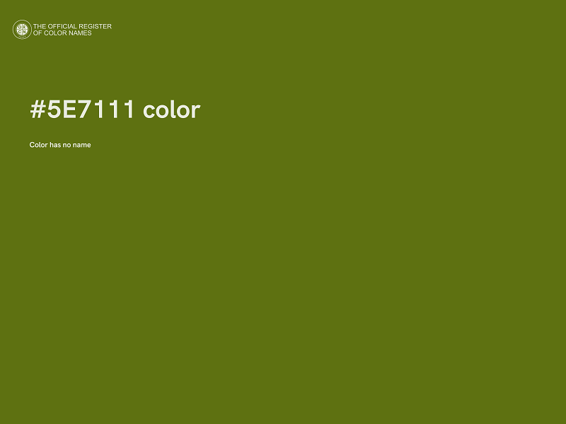 #5E7111 color image