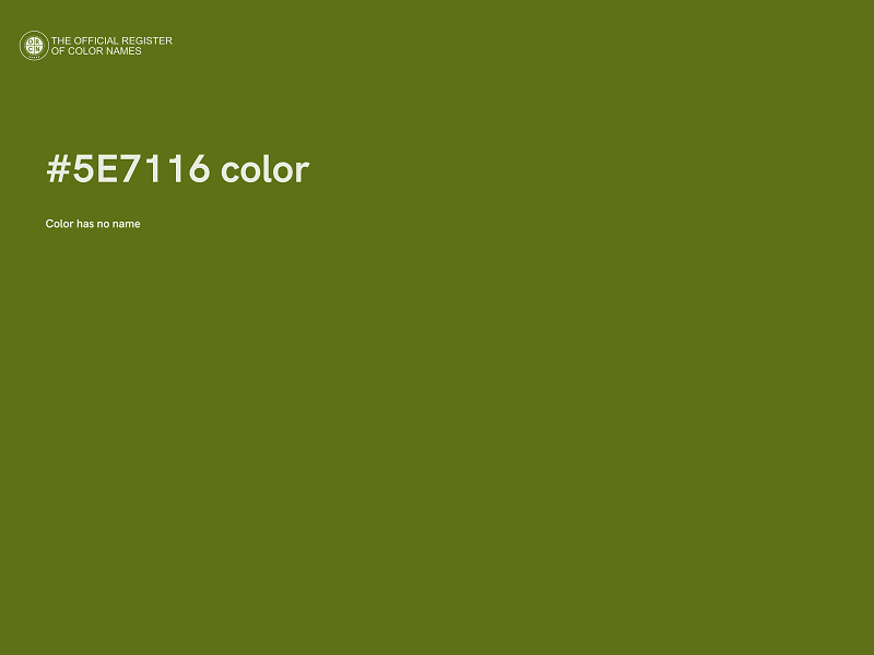 #5E7116 color image