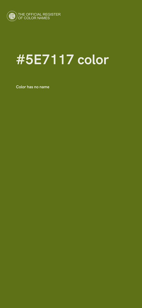 #5E7117 color image