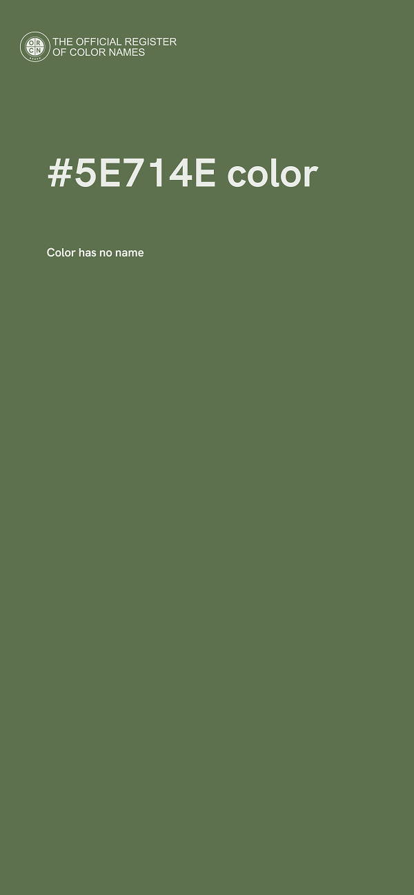 #5E714E color image