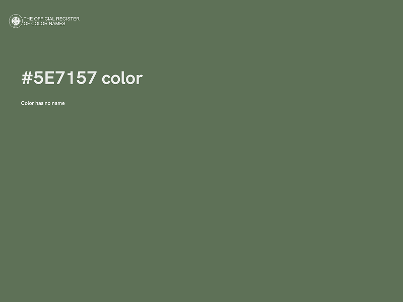 #5E7157 color image