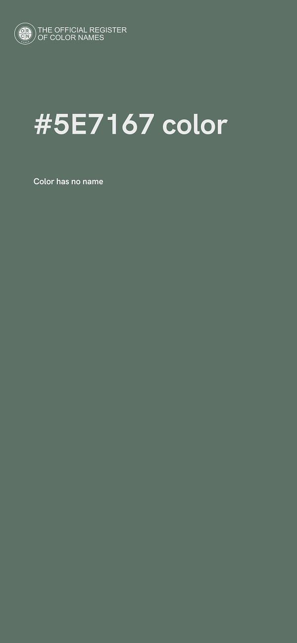 #5E7167 color image