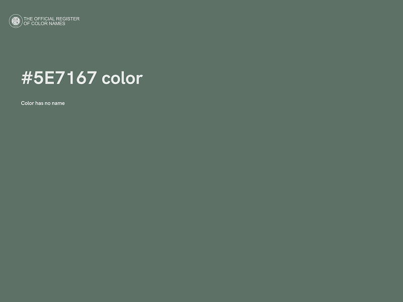 #5E7167 color image