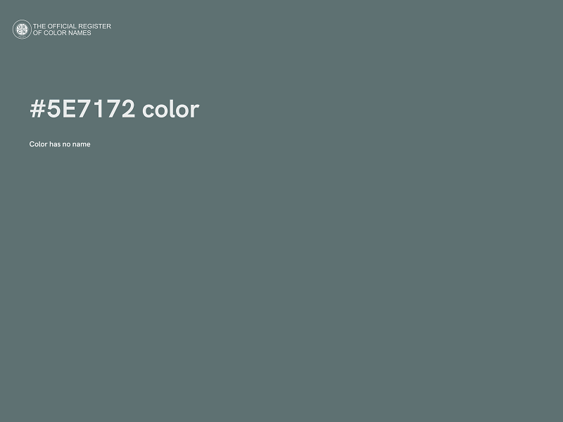 #5E7172 color image