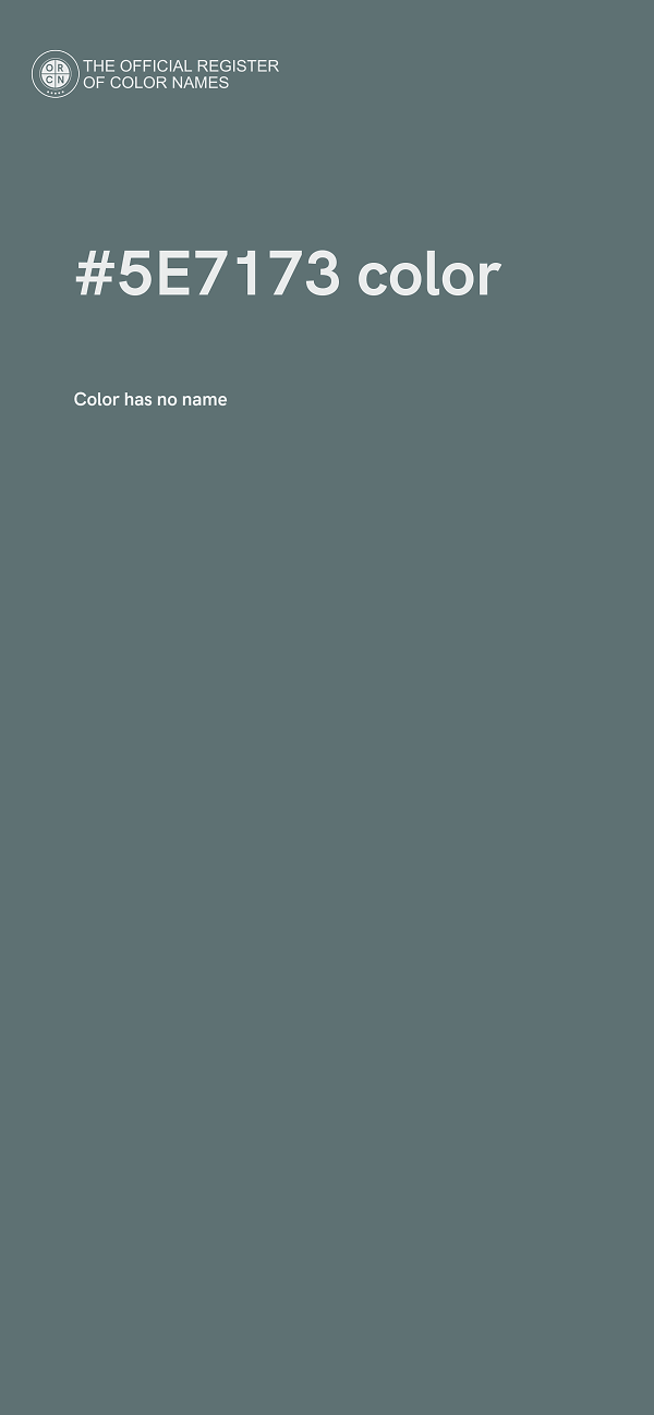 #5E7173 color image