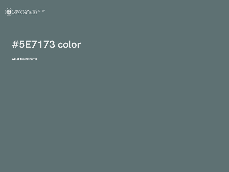 #5E7173 color image