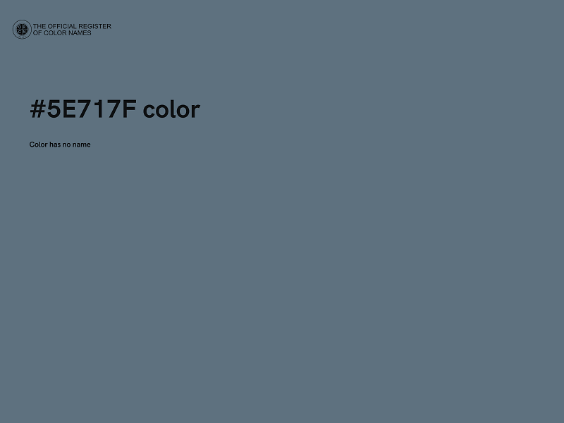 #5E717F color image