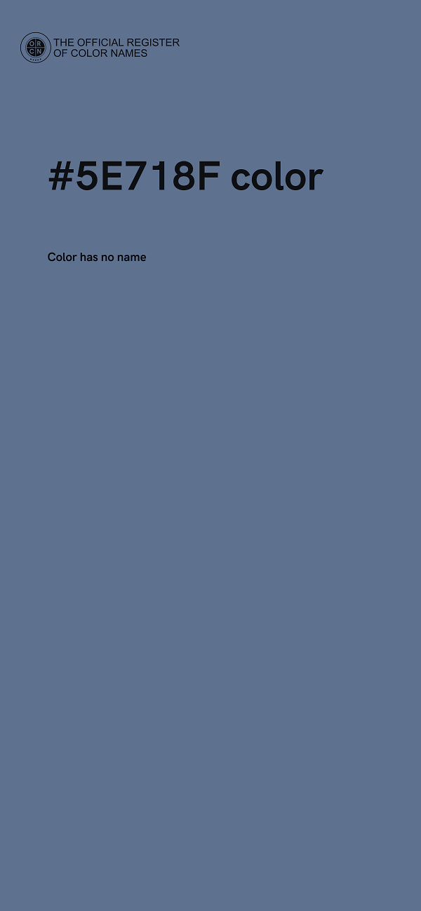 #5E718F color image
