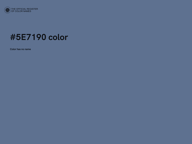 #5E7190 color image