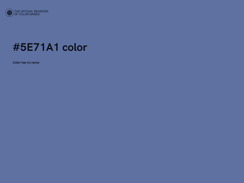 #5E71A1 color image