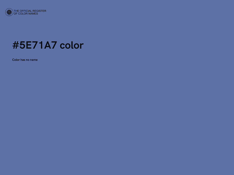 #5E71A7 color image