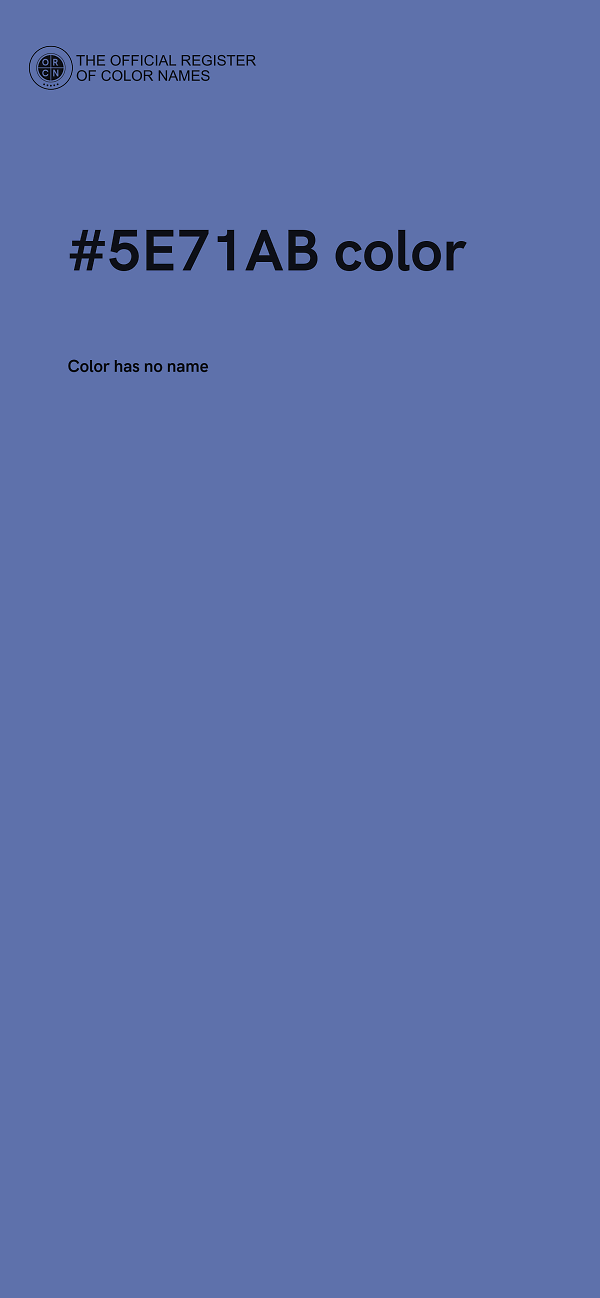 #5E71AB color image