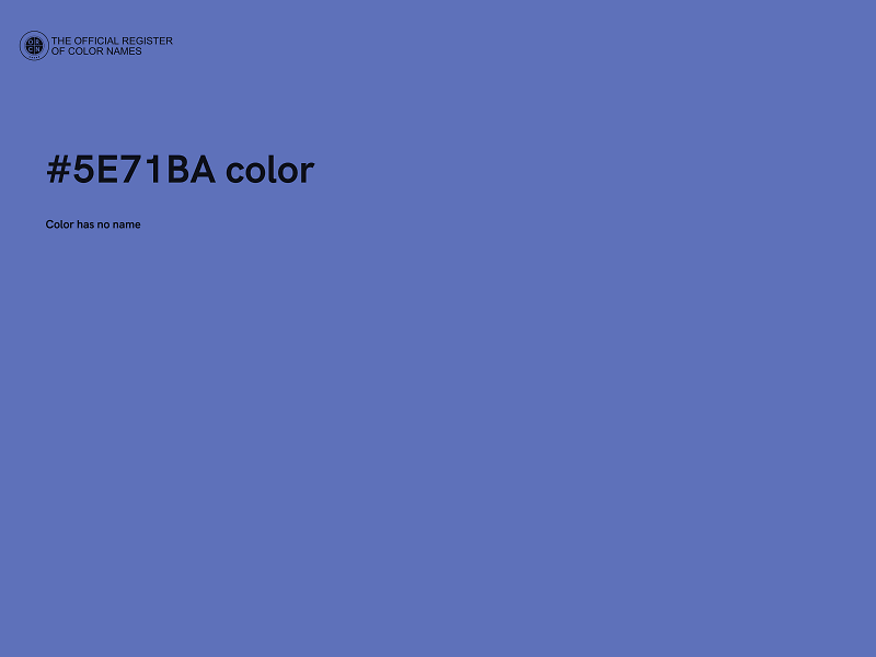 #5E71BA color image