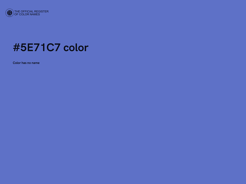 #5E71C7 color image