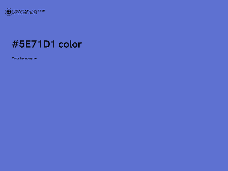 #5E71D1 color image