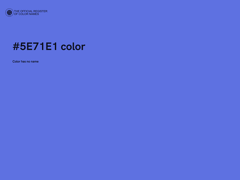 #5E71E1 color image