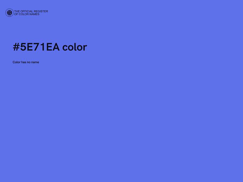 #5E71EA color image