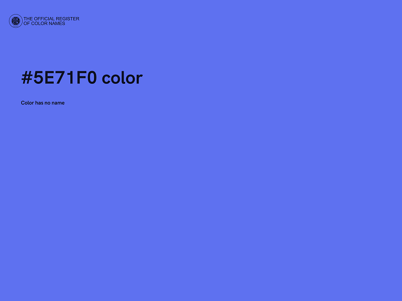 #5E71F0 color image