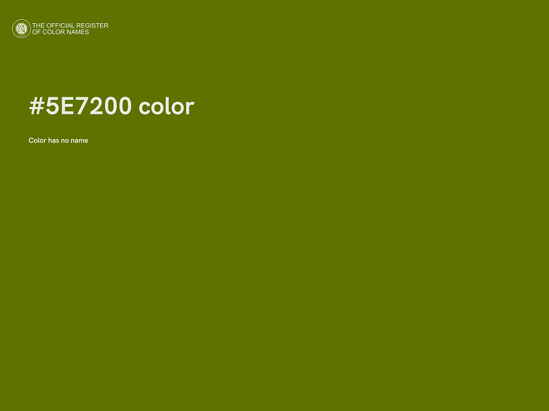 #5E7200 color image