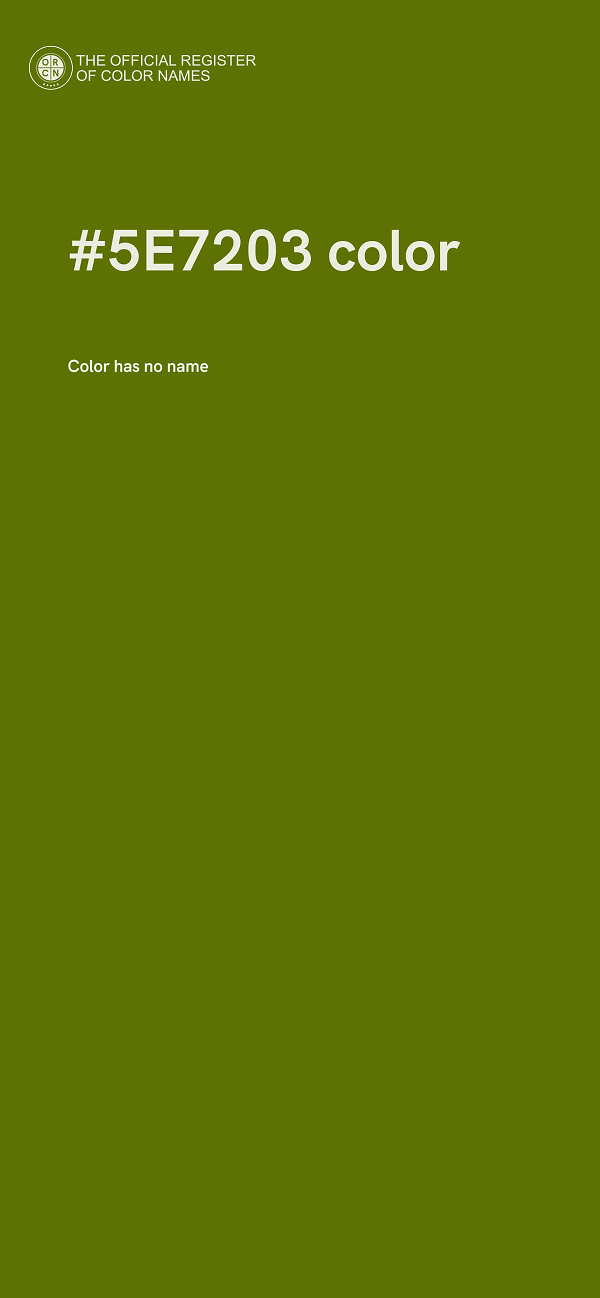 #5E7203 color image
