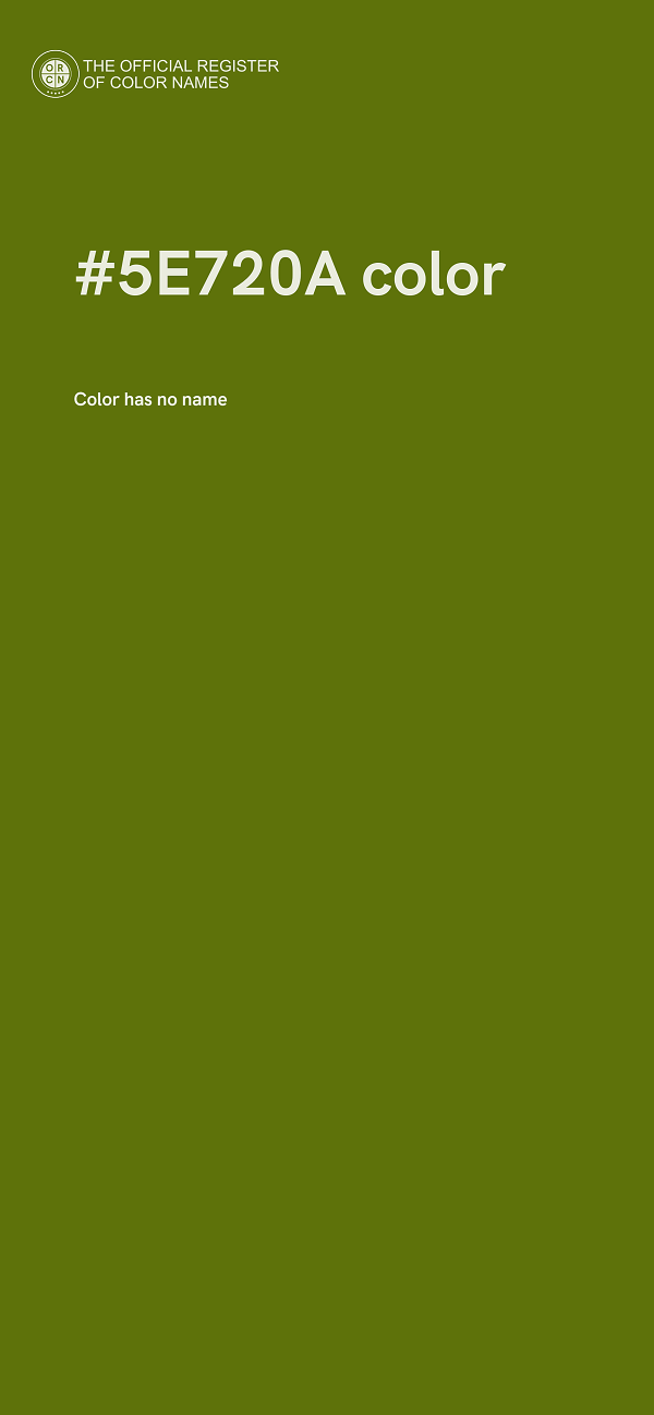 #5E720A color image