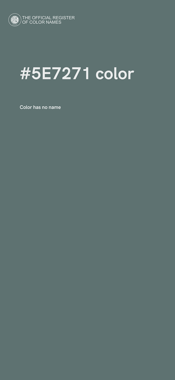 #5E7271 color image