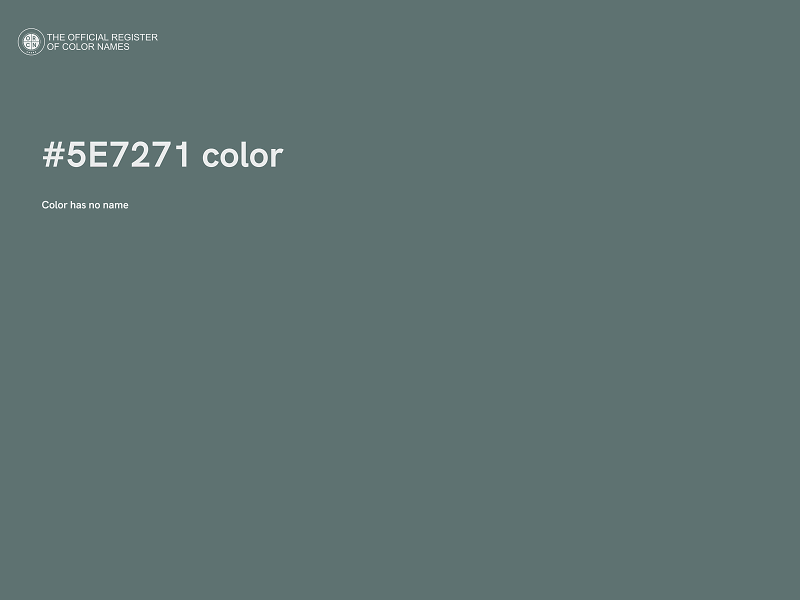 #5E7271 color image