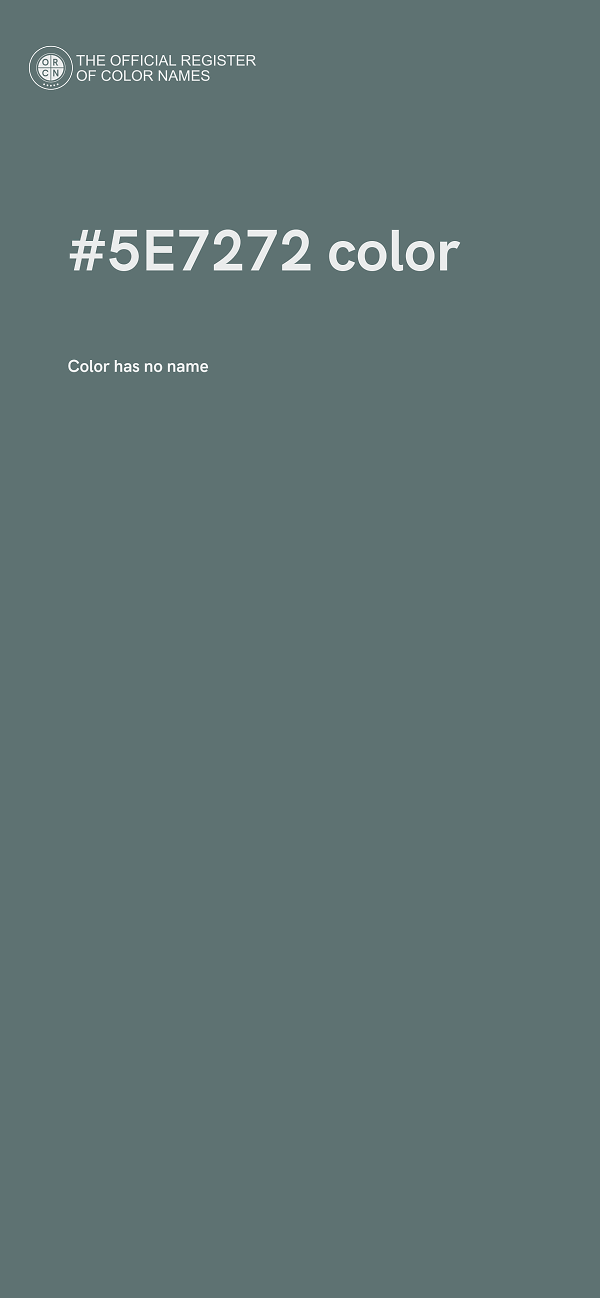 #5E7272 color image