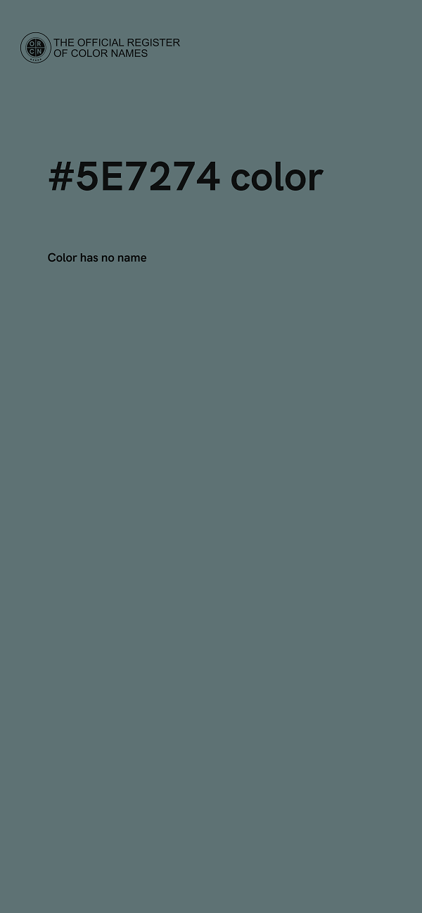 #5E7274 color image