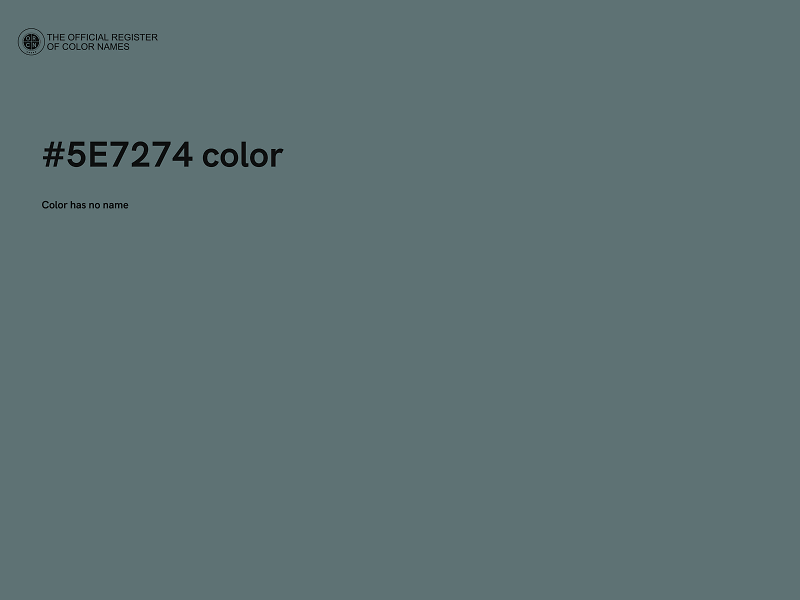 #5E7274 color image