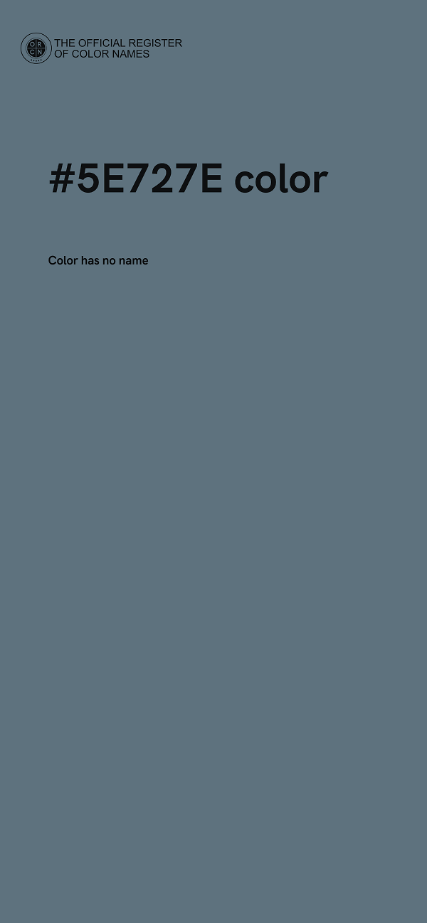 #5E727E color image