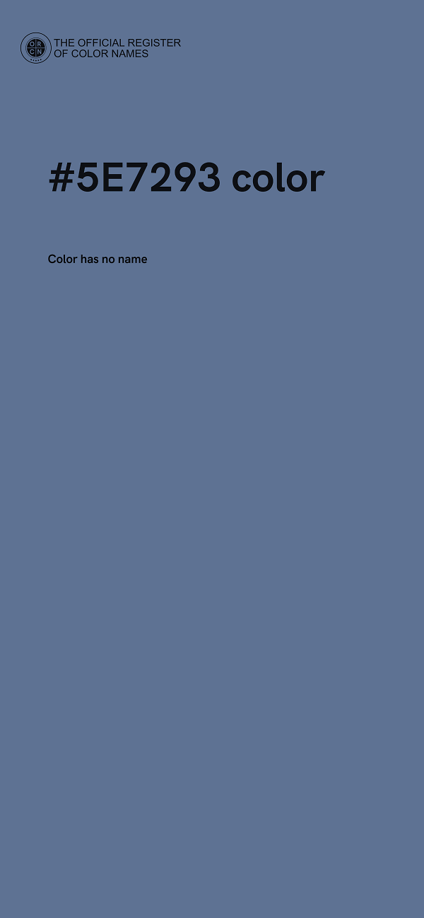#5E7293 color image