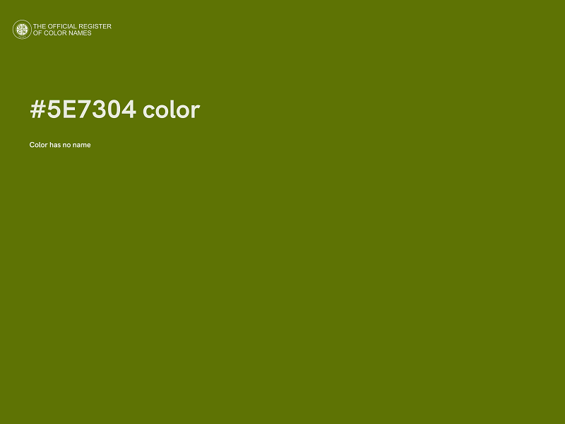 #5E7304 color image