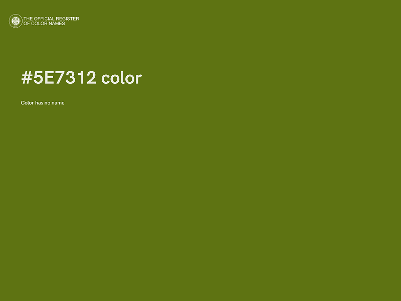 #5E7312 color image